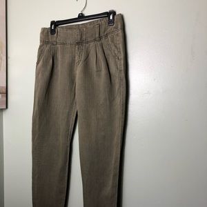 VINTAGE FREE PEOPLE HERRINGBONE PANTS. AS IS